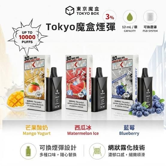 TOKYO MOHOO BOX東京魔盒煙彈口味完整介紹